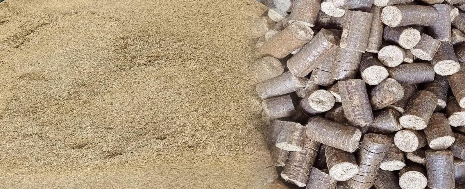 We Convert Bio Waste to Briquette  
